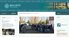 Desktop Screenshot of municipalidadquilleco.cl